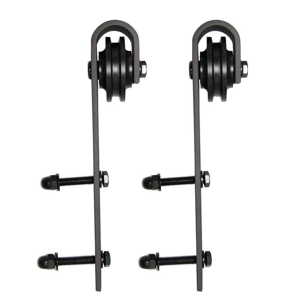 SARTODOORS Solid + Manufactured Wood Paneled Barn Door