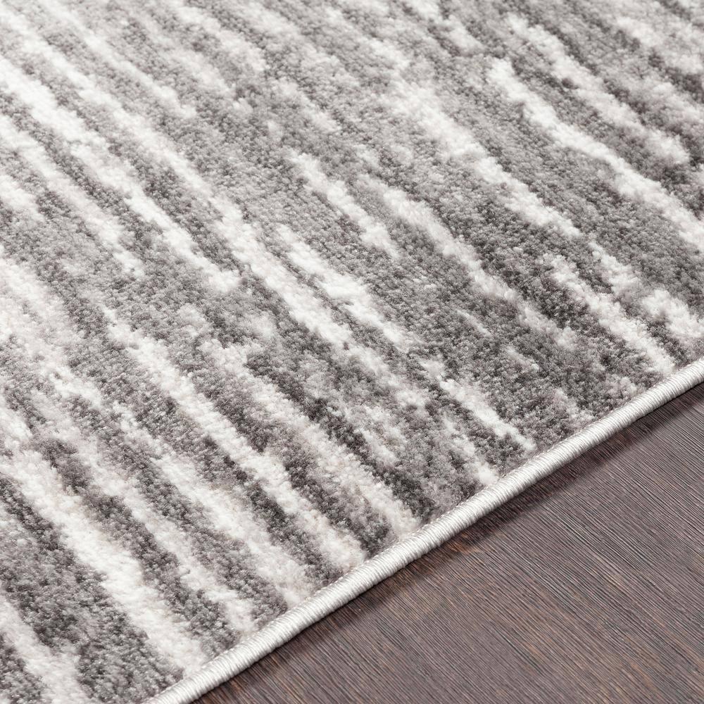 Livabliss Monte Carlo Modern Minimalist Area Rug,5'3" x 7'3",Charcoal/Grey