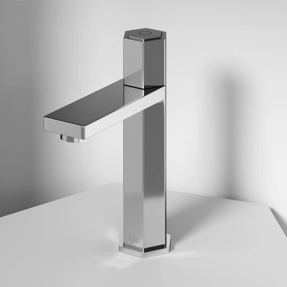 Nova 8" H Single Handle Single Hole Bathroom Faucet