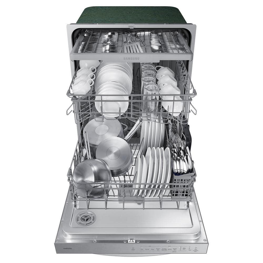 Samsung 24" 51 Decibel ENERGY STAR Certified Built-in Top Control Dishwasher with Adjustable Rack