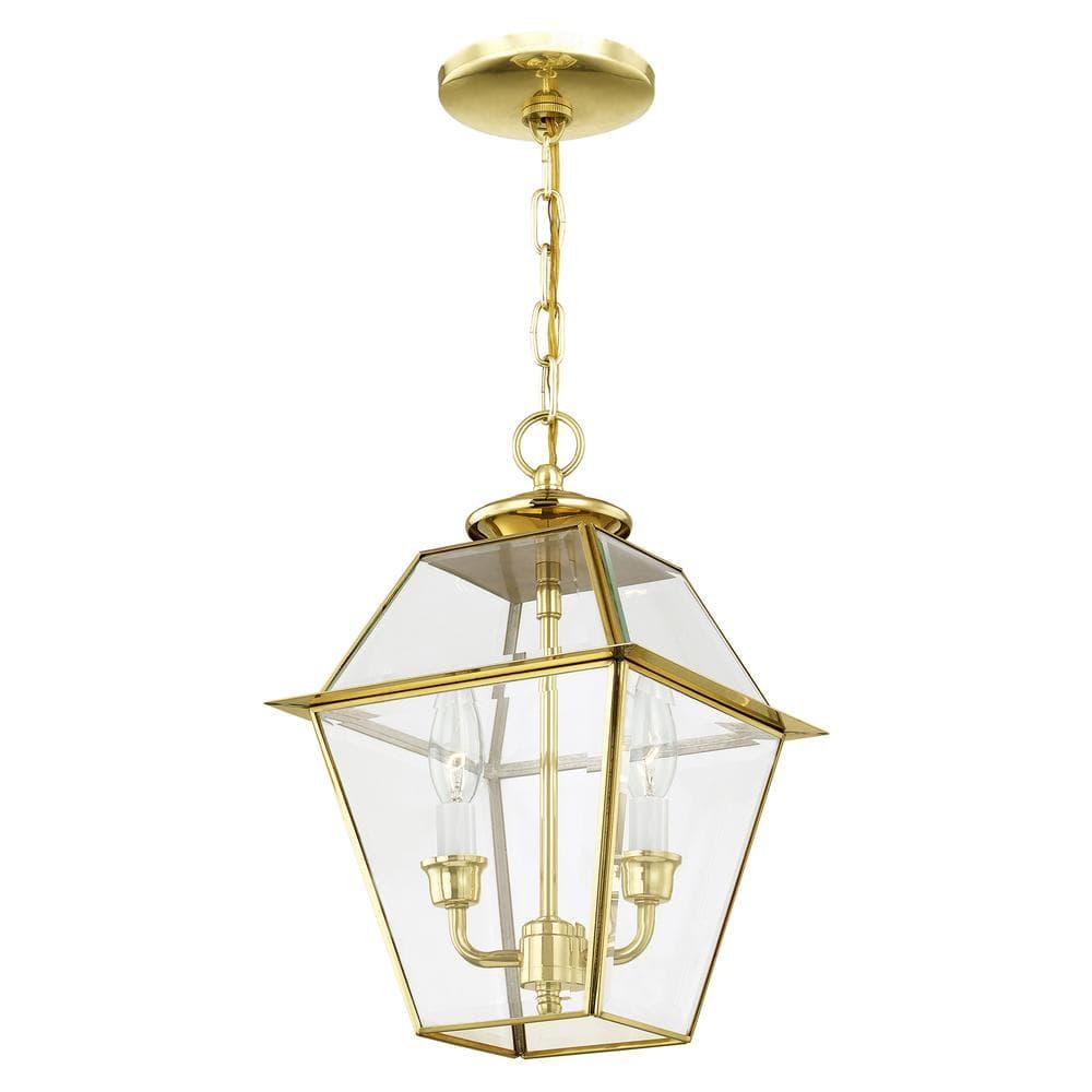 Livex Lighting Westover 2 - Light Pendant in  Polished Brass
