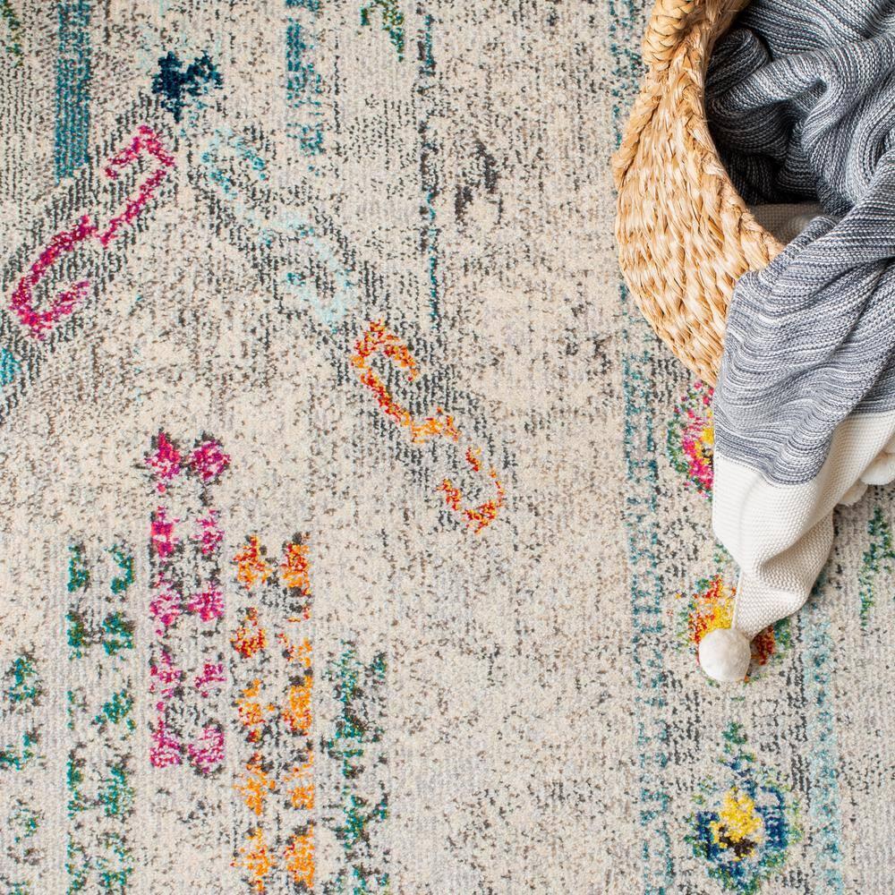 Madison MAD422 Power Loomed Indoor Area Rug - Grey/Blue - 10'x14' - Safavieh