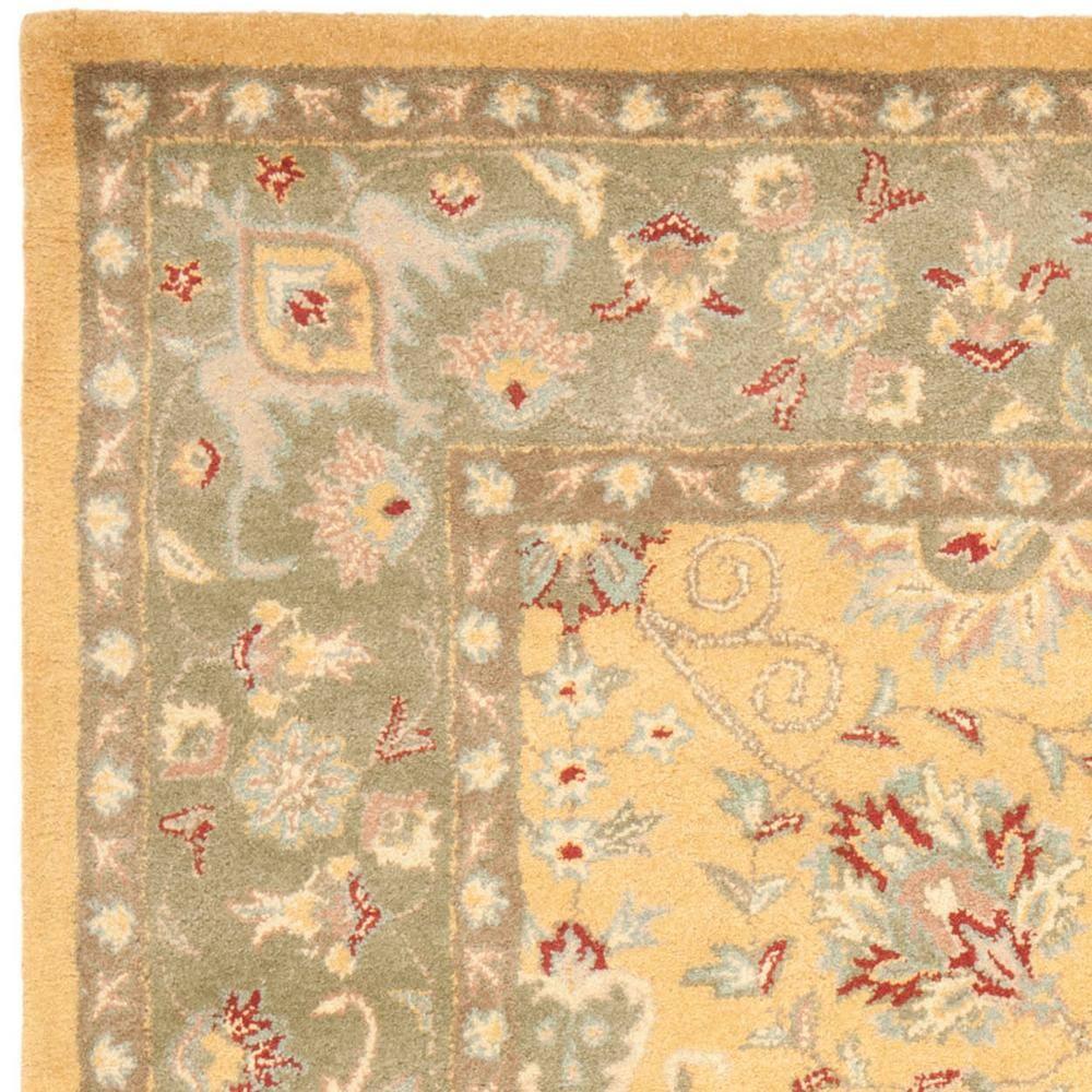 Antiquity AT21 Hand Tufted Indoor Area Rug - Gold - 8'3"x11' - Safavieh