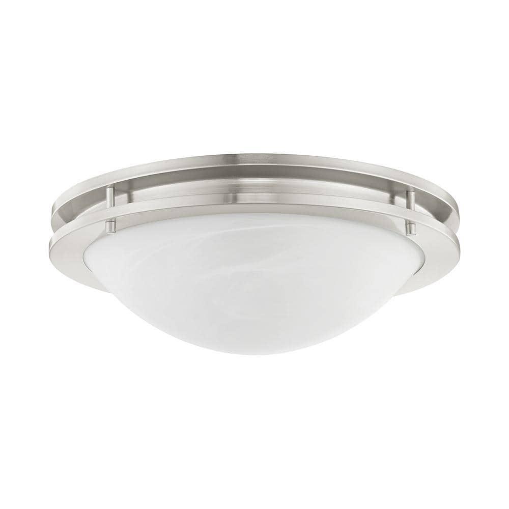 Livex Lighting Ariel 3 - Light Flush Mount in  Brushed Nickel