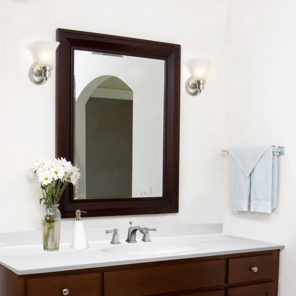 Cultured Marble Widespread Vanity Top – 49-Inch Single Bowl Sink 8-Inch Widespread with Integrated Backsplash – Reinforced Packaging – Solid White, Design House, 586388