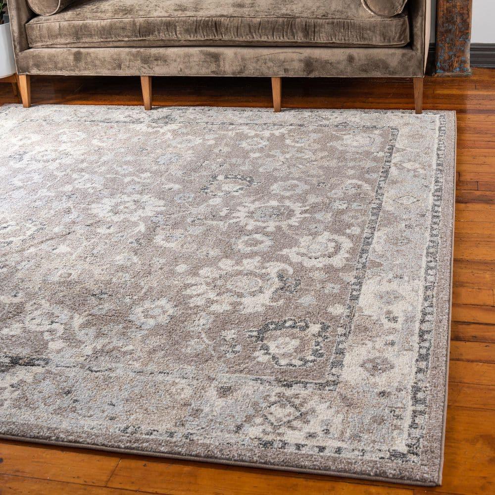 Kalf Abstract Beige Area Rug