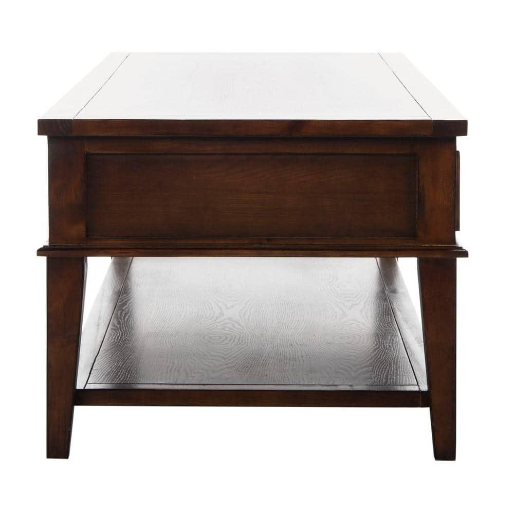 Manelin Coffee Table - Sepia - Safavieh