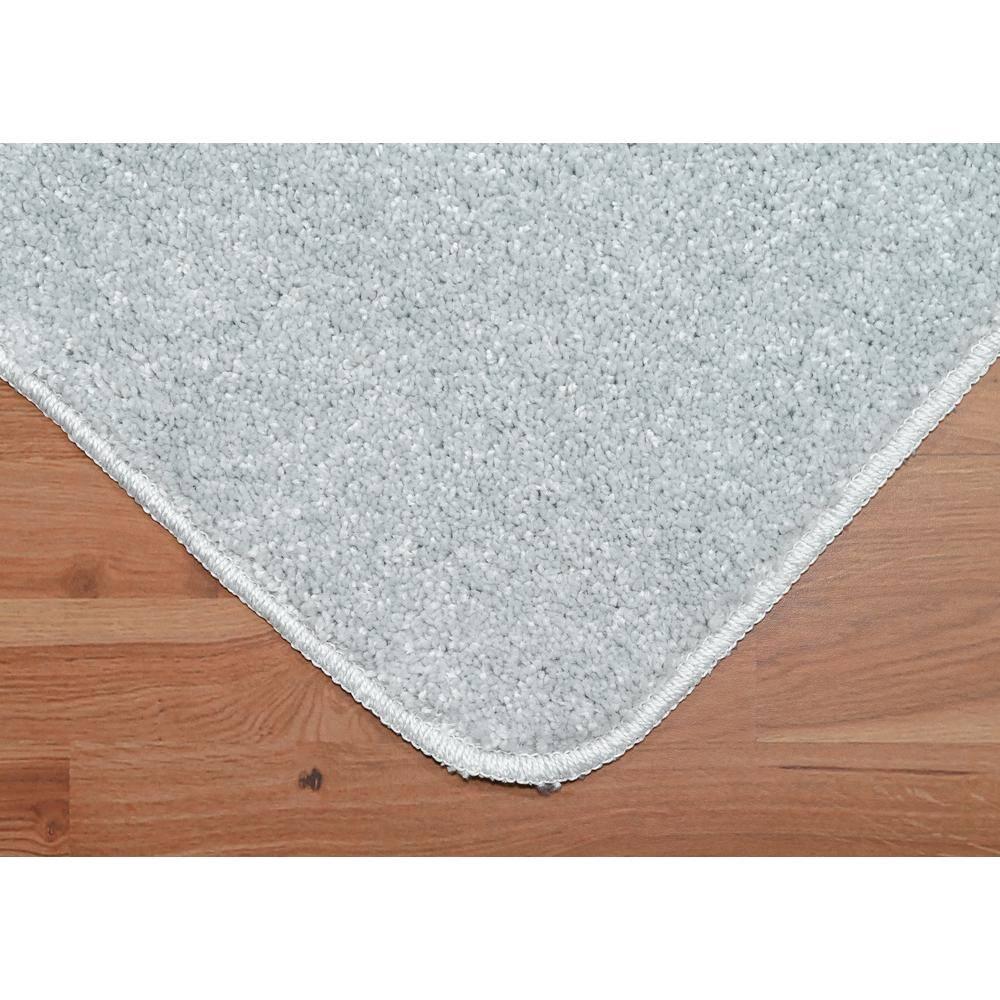 Garland Rug Gramercy Washable Bath Rug Set, 2 Piece (20"x34" & 17"x24") Silver