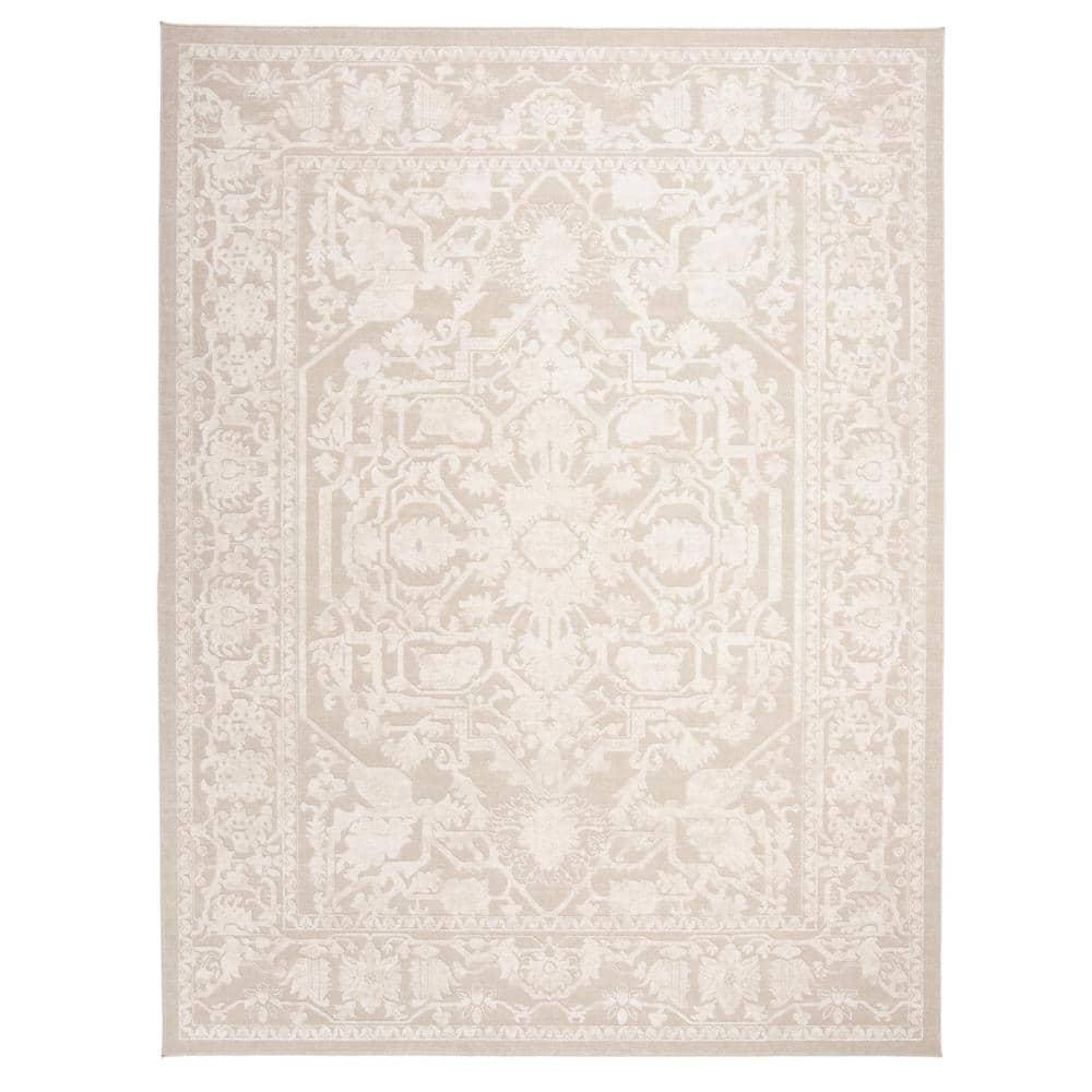Reflection RFT665 Power Loomed Indoor Area Rug - 9'x12' - Creme/Ivory - Safavieh