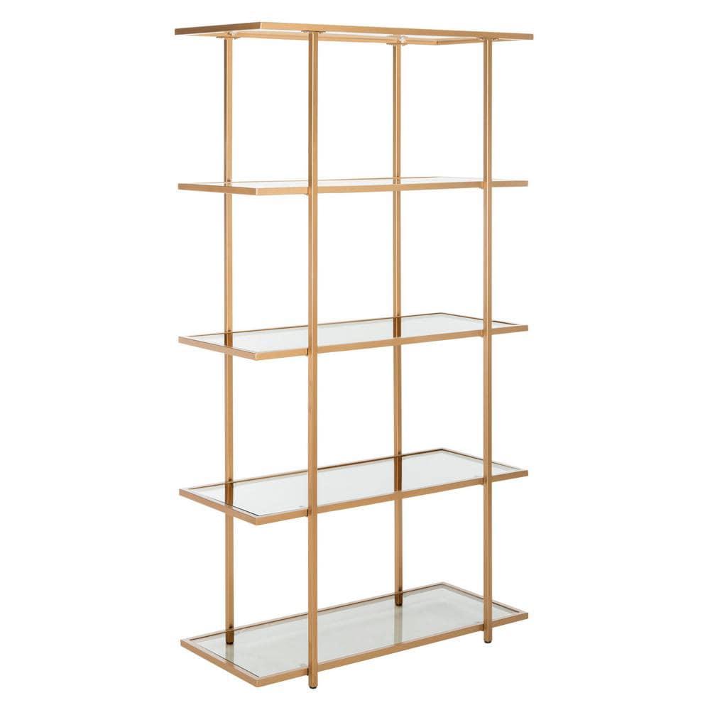 Francis 5 Tier Etagere - ETG6202 - Gold/Clear - Safavieh
