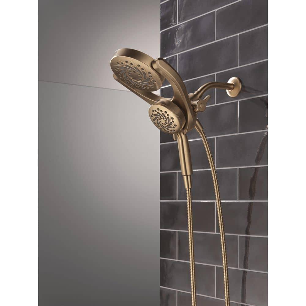 5-Setting HydroRain 2-in-1 Dual Shower Head with ProClean Spray