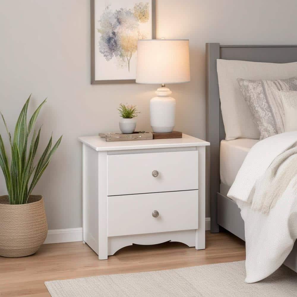 Nightstand White - Monterey