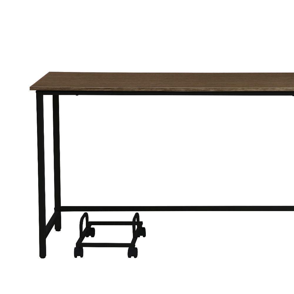 Acme Furniture 66" Dazenus Desk Black/Oak Finish