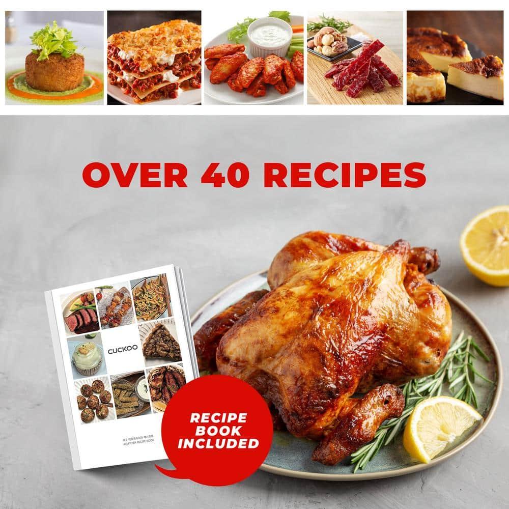 Cuckoo Electronics CUCKOO Air Oven | 18 Preset Modes, 360 Convectional Cooking, Premium Interior & Exterior, All accessories included Black/Stainless Steel CAFO-A2601S