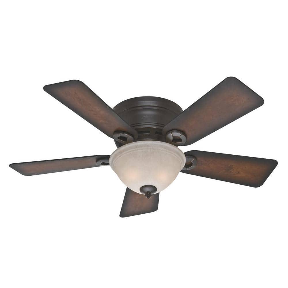 42'' Conroy 5 - Blade Flush Mount Ceiling Fan with Pull Chain and Light Kit Included