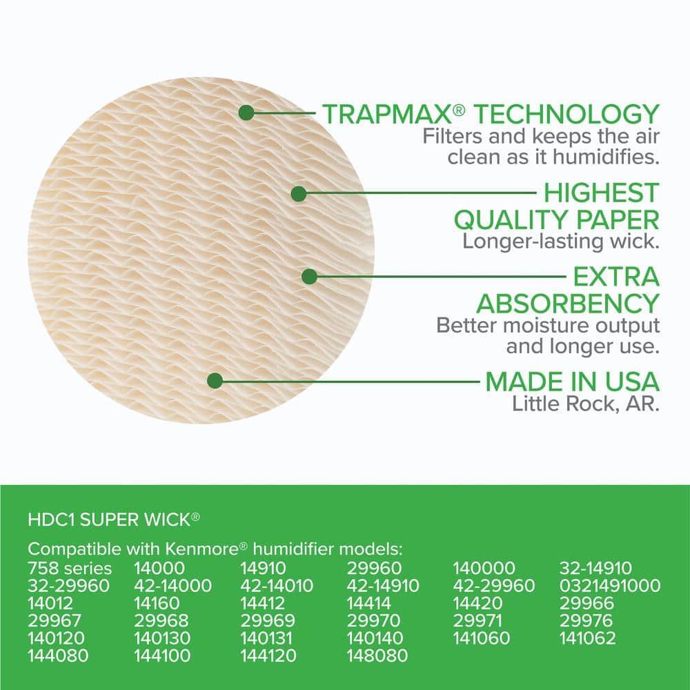 AIRCARE HDC1 Replacement Wicking Humidifier Filter, 2-Pack