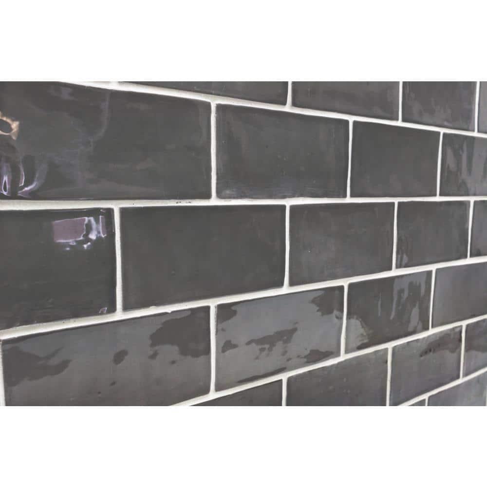 Barcelona 3x6 Blanco Polished Ceramic Subway Wall Tile (5.38 Sq. Ft. / Case)