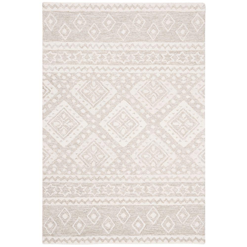 Micro-Loop MLP501 Hand Tufted Indoor Accent Rug - Beige/Ivory - 2'x3' - Safavieh