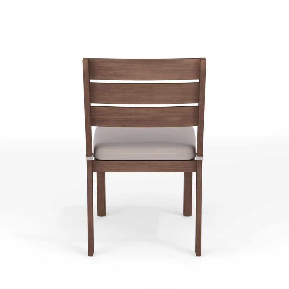 Martha Stewart Martha Stewart Bedford All-Weather Stacking Patio Side Dining Chair With Seat Cushion