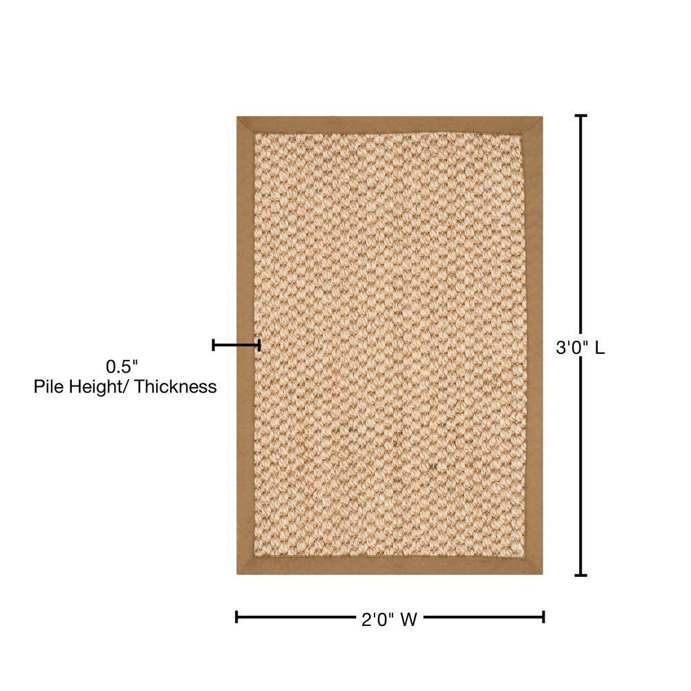 Natural Fiber NF525 Power Loomed Indoor Accent Rug - Natural - 2'x3' - Safavieh.