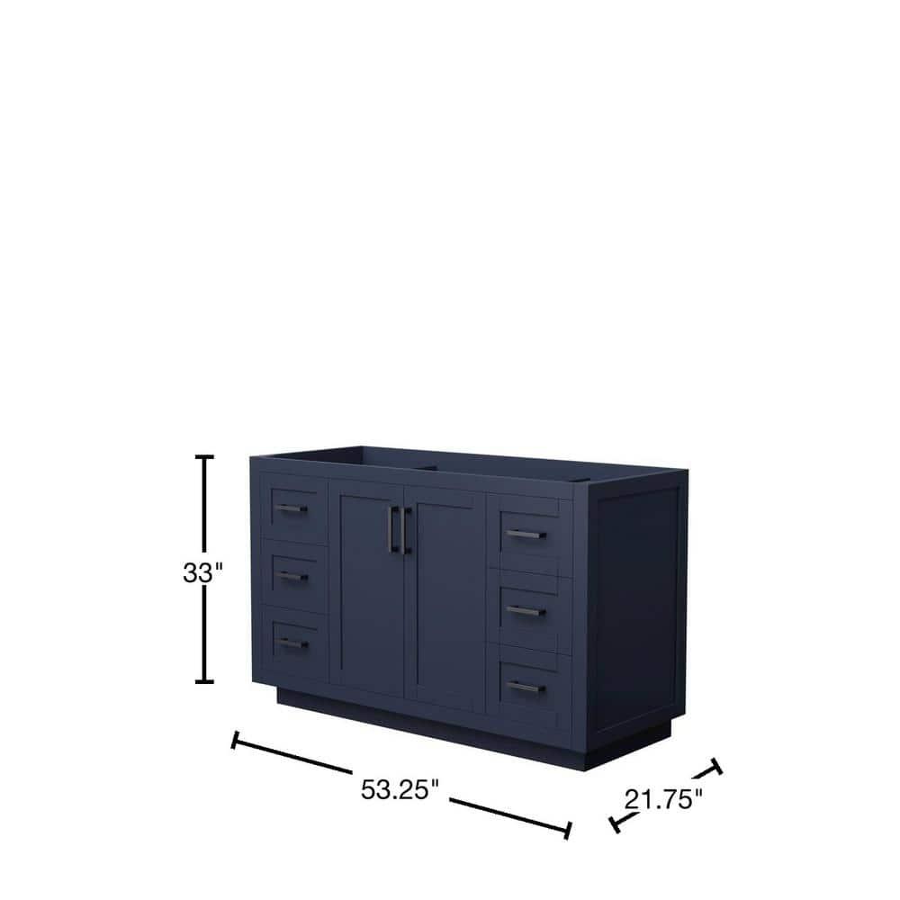 Wyndham Collection Miranda 53.25" Freestanding Single Bathroom Vanity Base Only