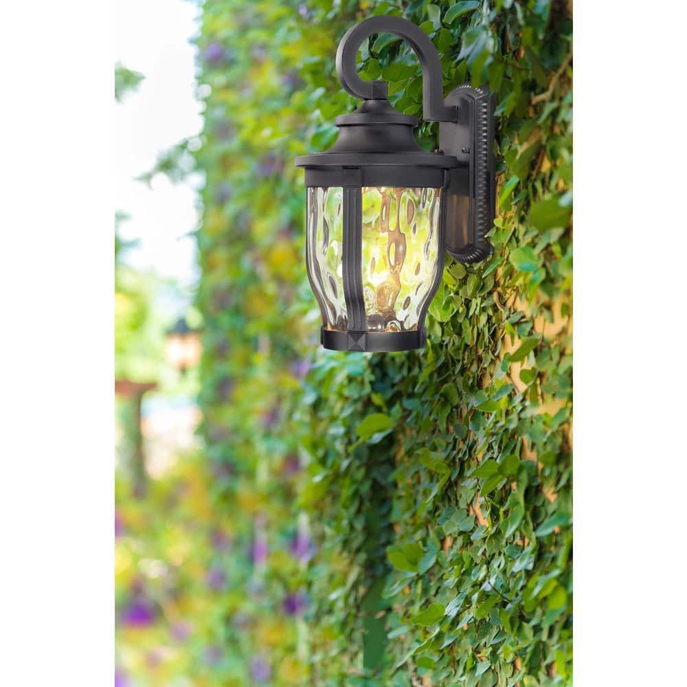 Minka Lavery Merrimack 16 1/4" High Black LED Outdoor Wall Light