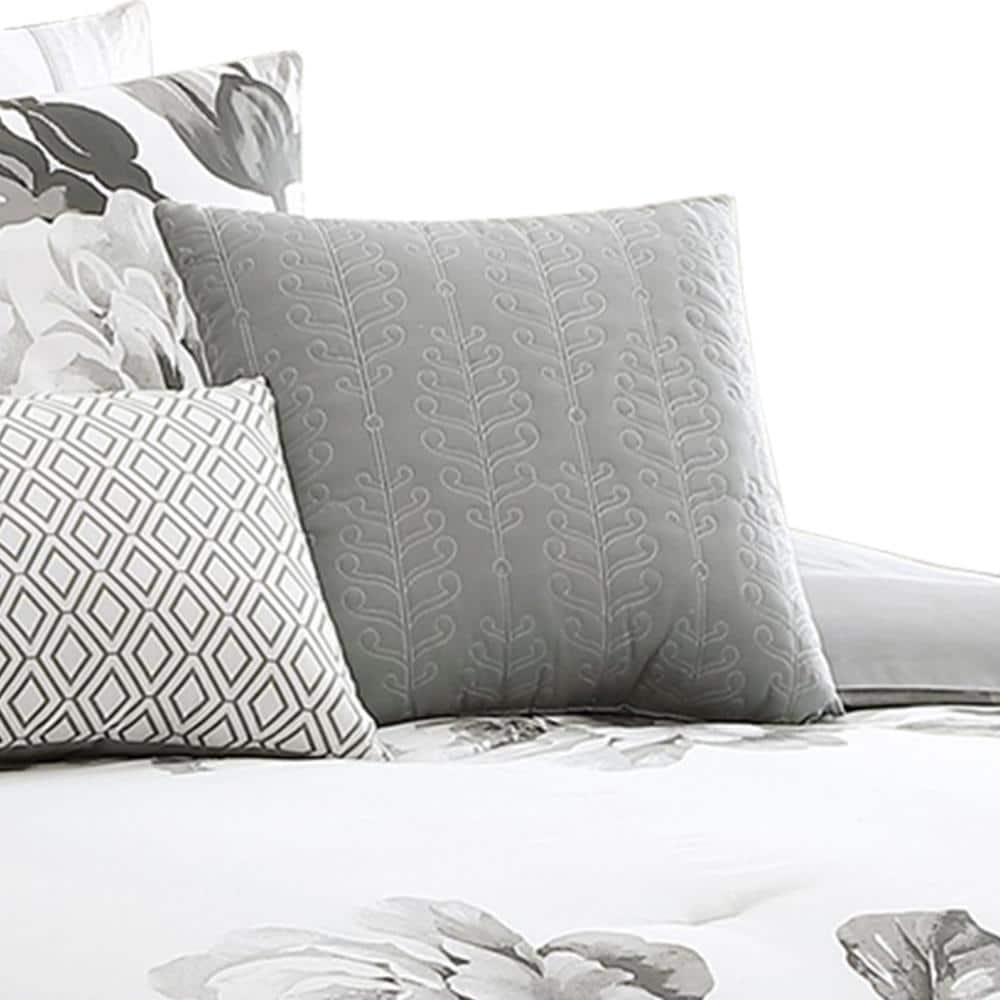 Benjara Cotton Blend 7 Piece Comforter Set