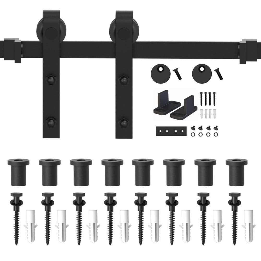 Lazio Antique Sliding Standard Single Track Barn Door Hardware Kit