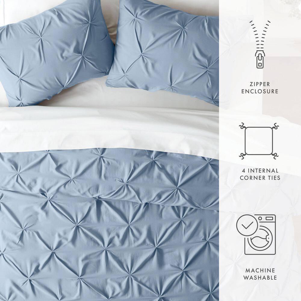 Becky Cameron Pinch Pleat Textured Duvet Cover Set
