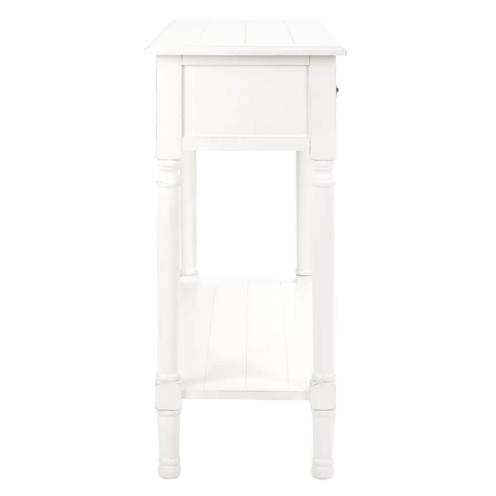 Primrose 2 Drawer Console Table - Distressed White - Safavieh