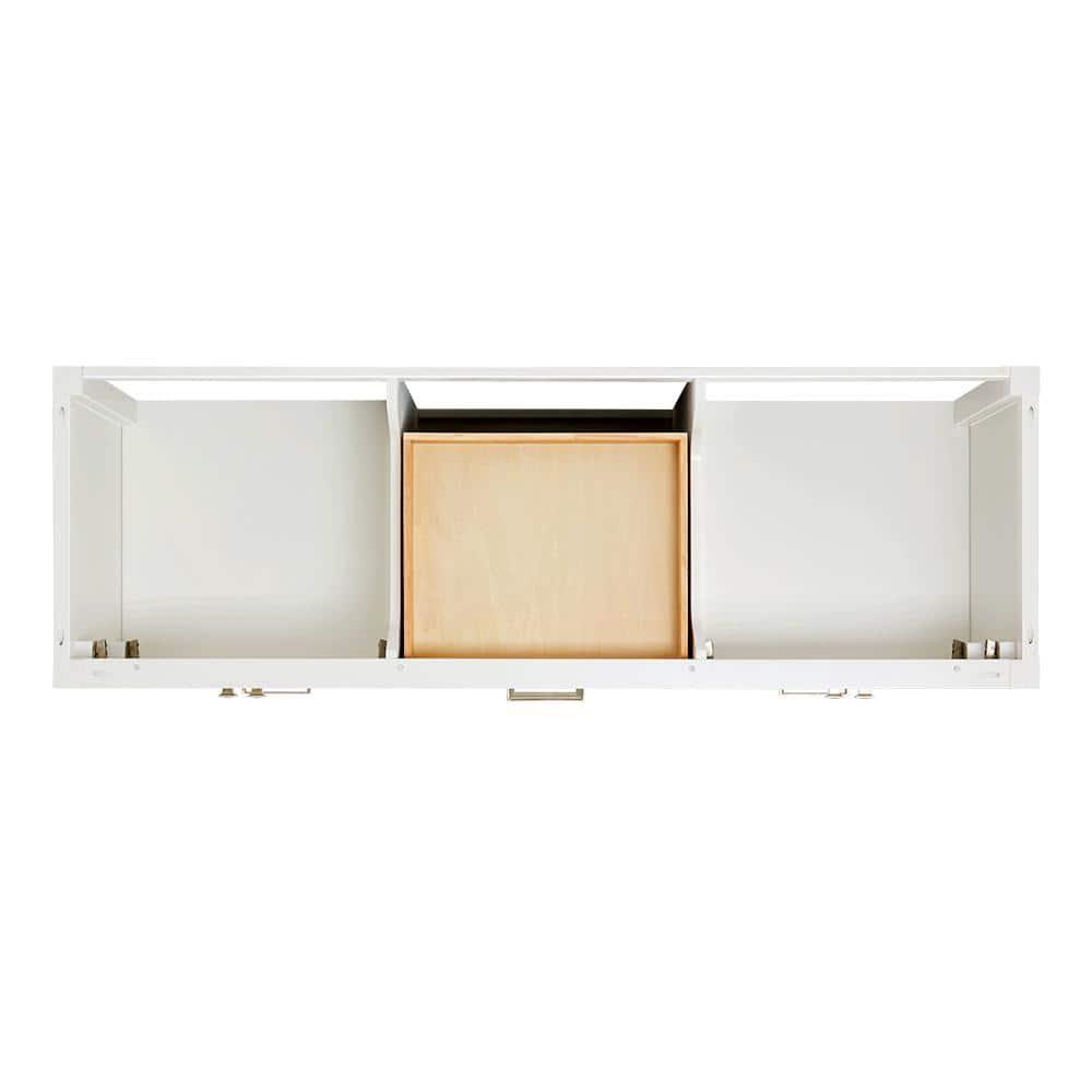 Ariel A067d-Bc Cambridge 66" Double Free Standing Vanity Cabinet Only - White