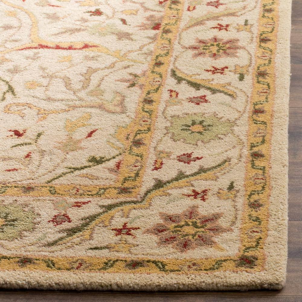 Antiquity AT14 Hand Tufted Indoor Area Rug - Ivory - 4'x6' - Safavieh