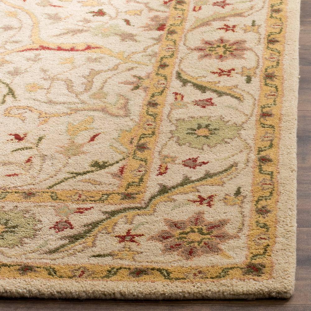 Antiquity AT14 Hand Tufted Indoor Area Rug - Ivory - 6'x9' - Safavieh