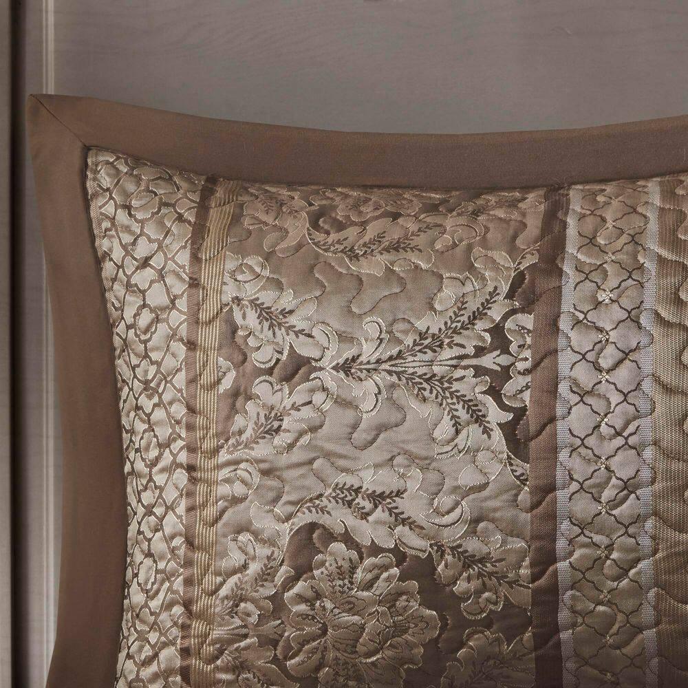 Madison Park Bellagio 5 Piece Reversible Jacquared Coverlet Set