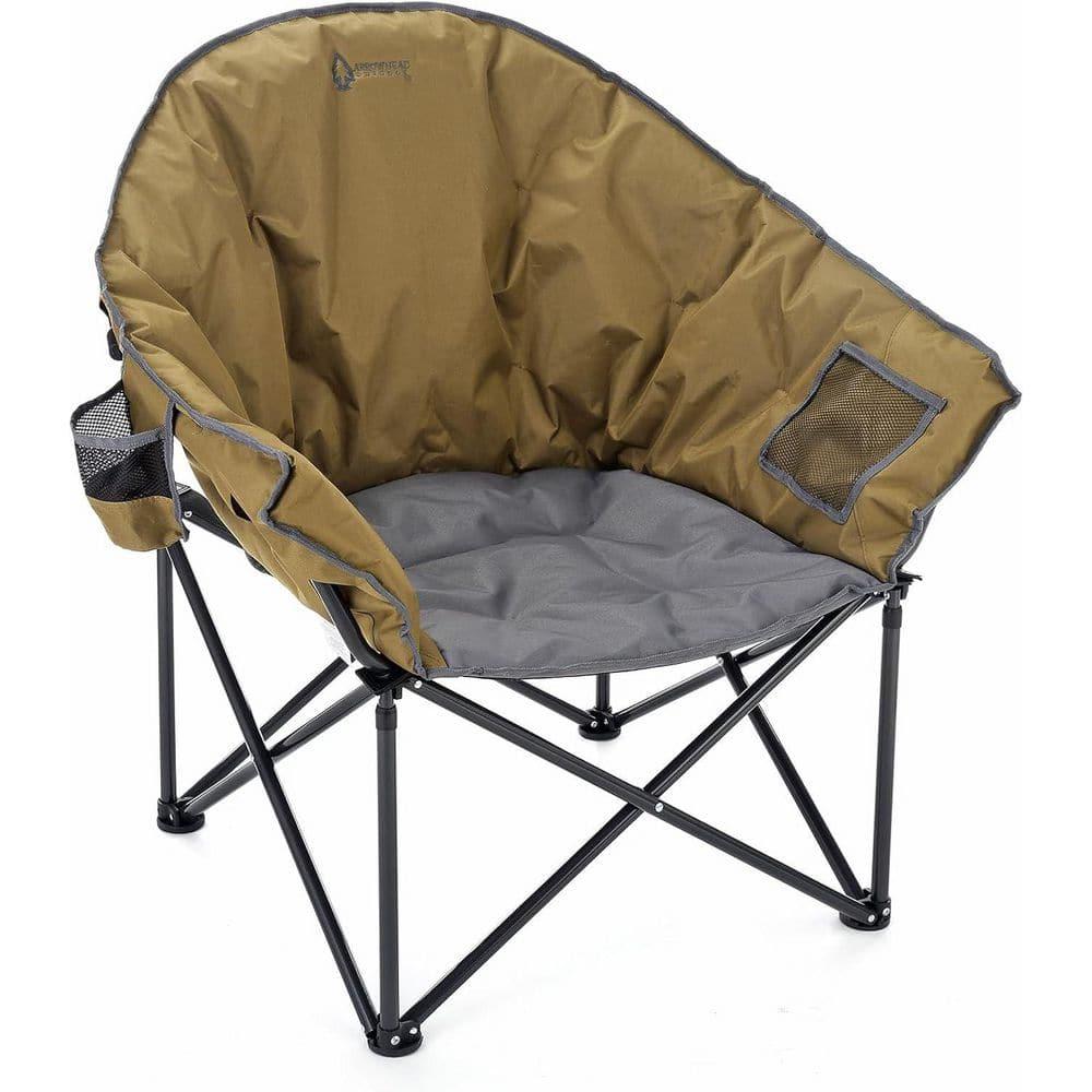 ARROWHEAD Outdoor Folding Camping Chair with Cushions