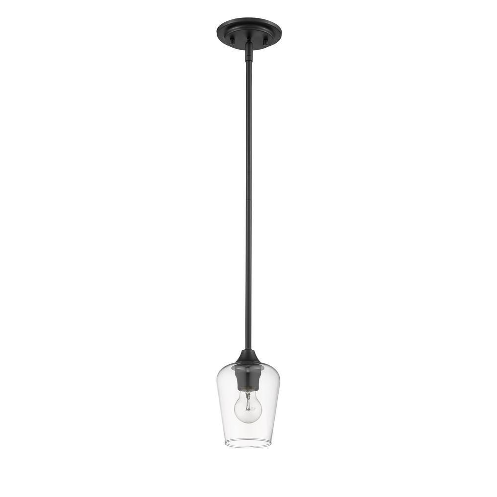 Z-Lite Joliet 1 - Light Pendant in  Matte Black