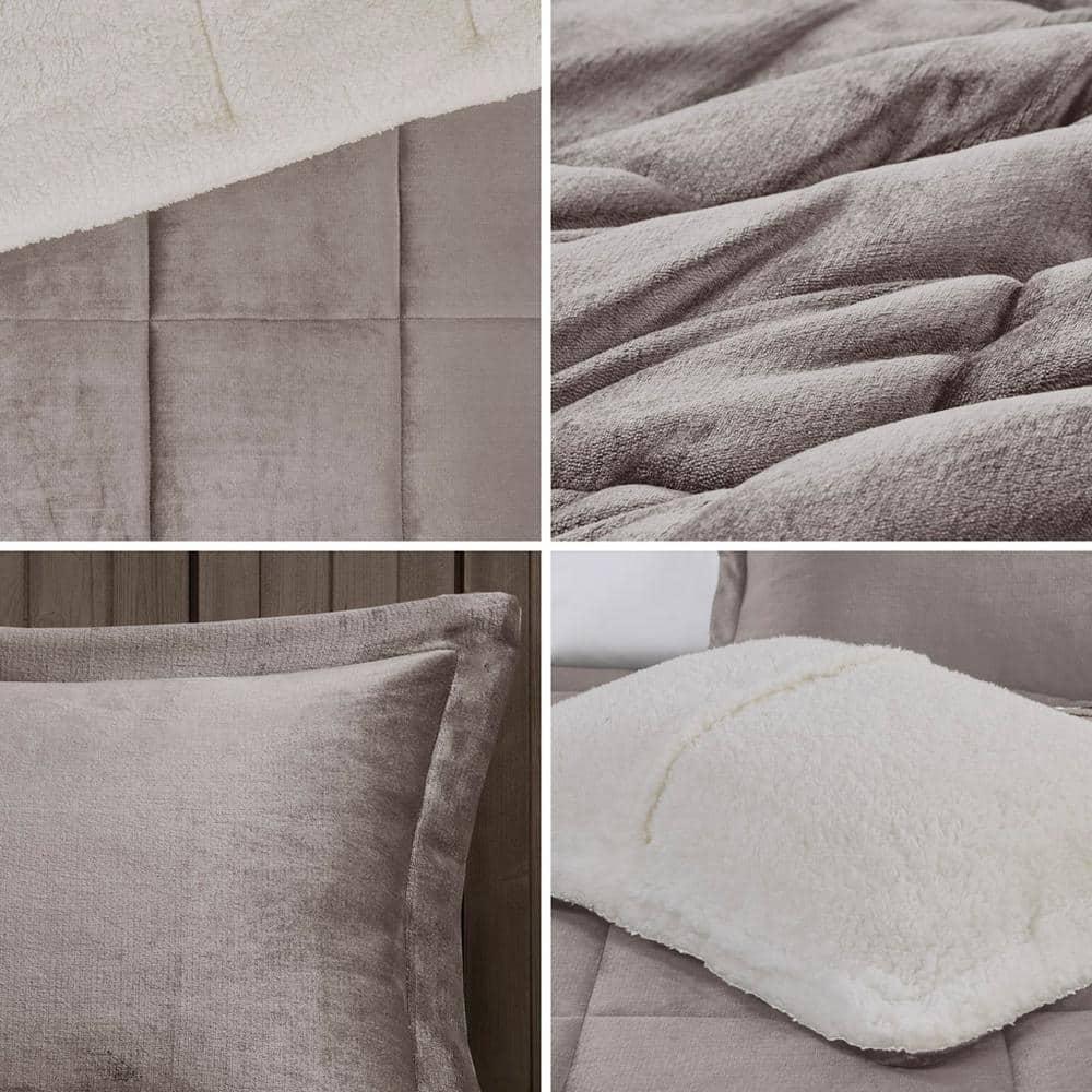 Woolrich Alton Plush to Sherpa Down Alternative Comforter Set