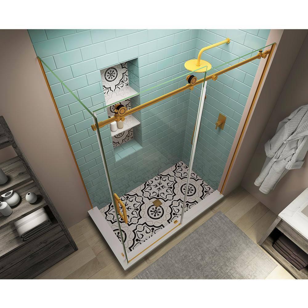 Aston Sen984ez.Uc-483080-L Coraline Xl 80" High X 48" Wide X 30" Deep Sliding Frameless