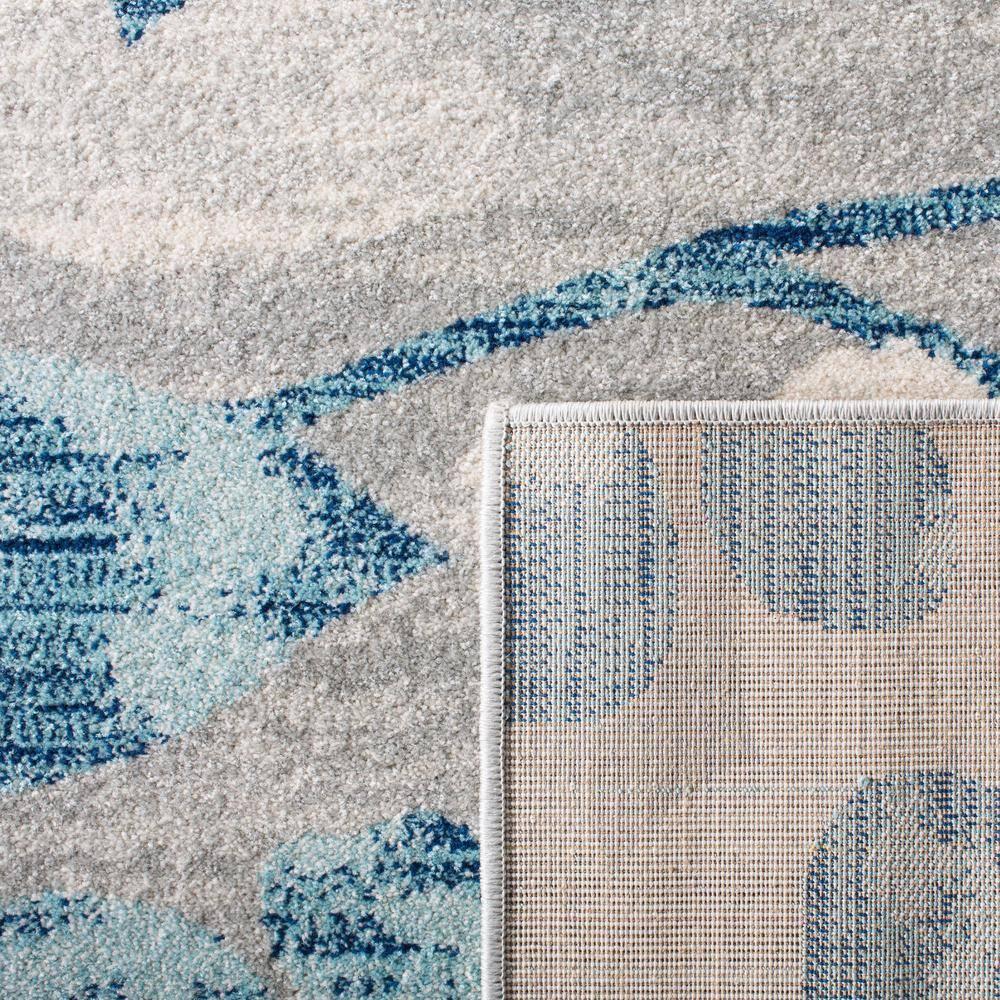 Evoke EVK236 Power Loomed Area Rug - Grey/Light Blue - 8'9"x11'9" - Safavieh.