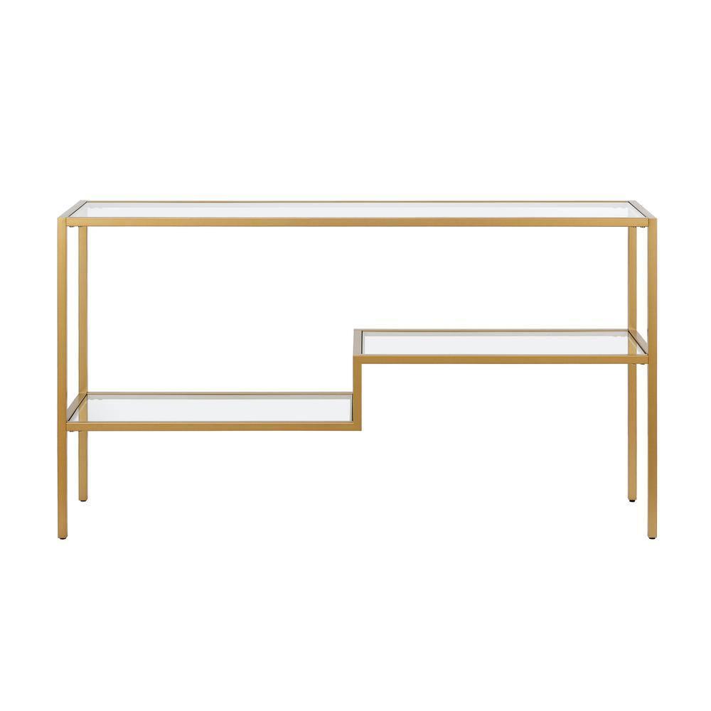Lovett Glass Top Console Table