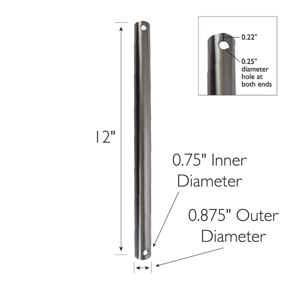 Design House 153460 Downrod Ceiling Fan Extension