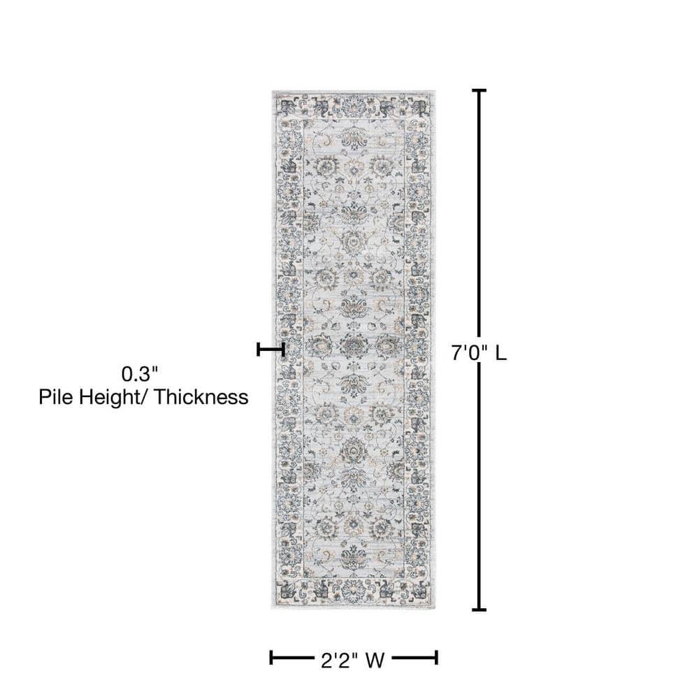 SAFAVIEH Isabella ISA940G Light Grey / Cream Rug