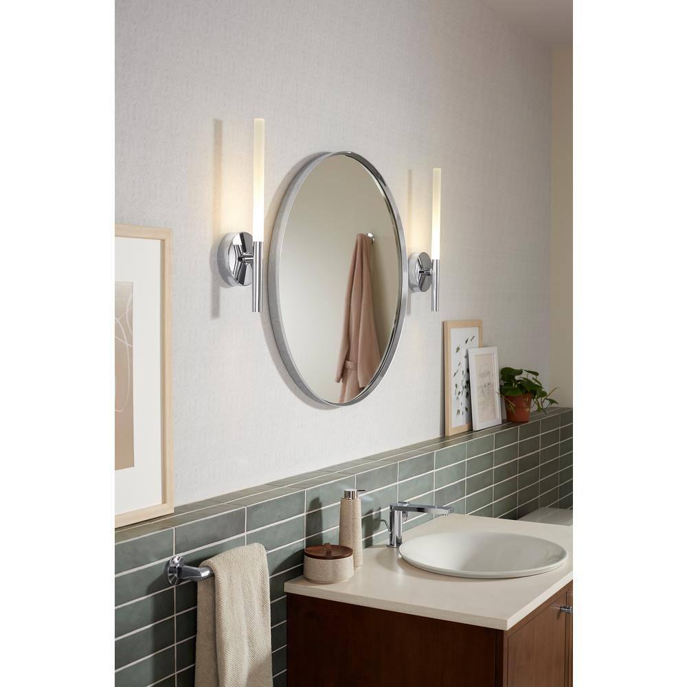 Essential Round Wall Mirror, Bathroom/Vanity Mirror with Frame