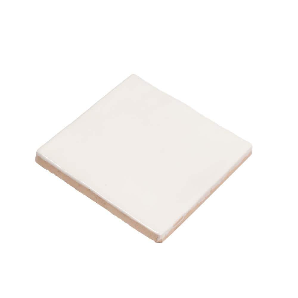 Apollo Tile Silken 3.94 in. x 3.94 in. Glossy Ceramic Square Wall and Floor Tile (6.48 sq. ft./case) (60-pack)