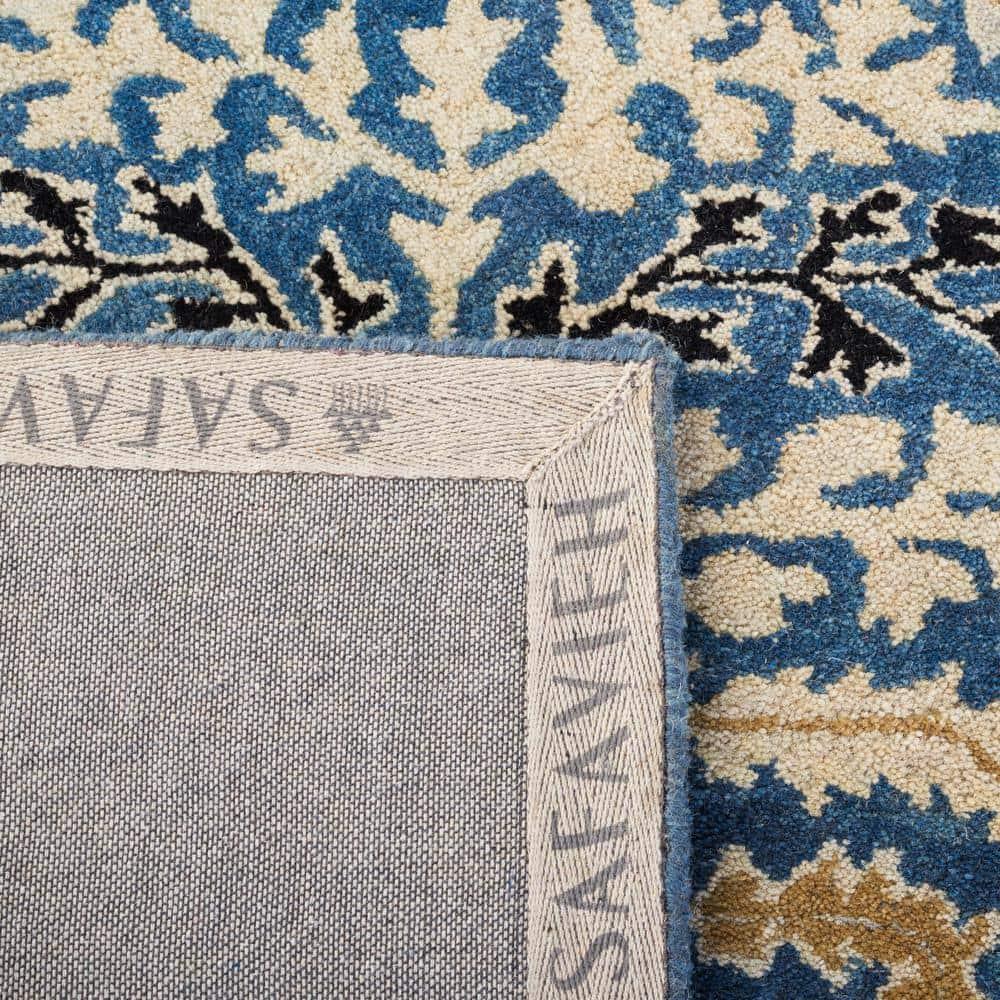 Antiquity AT64 Hand Tufted Accent Rug - Dark Blue/Multi - 2'x3' - Safavieh.