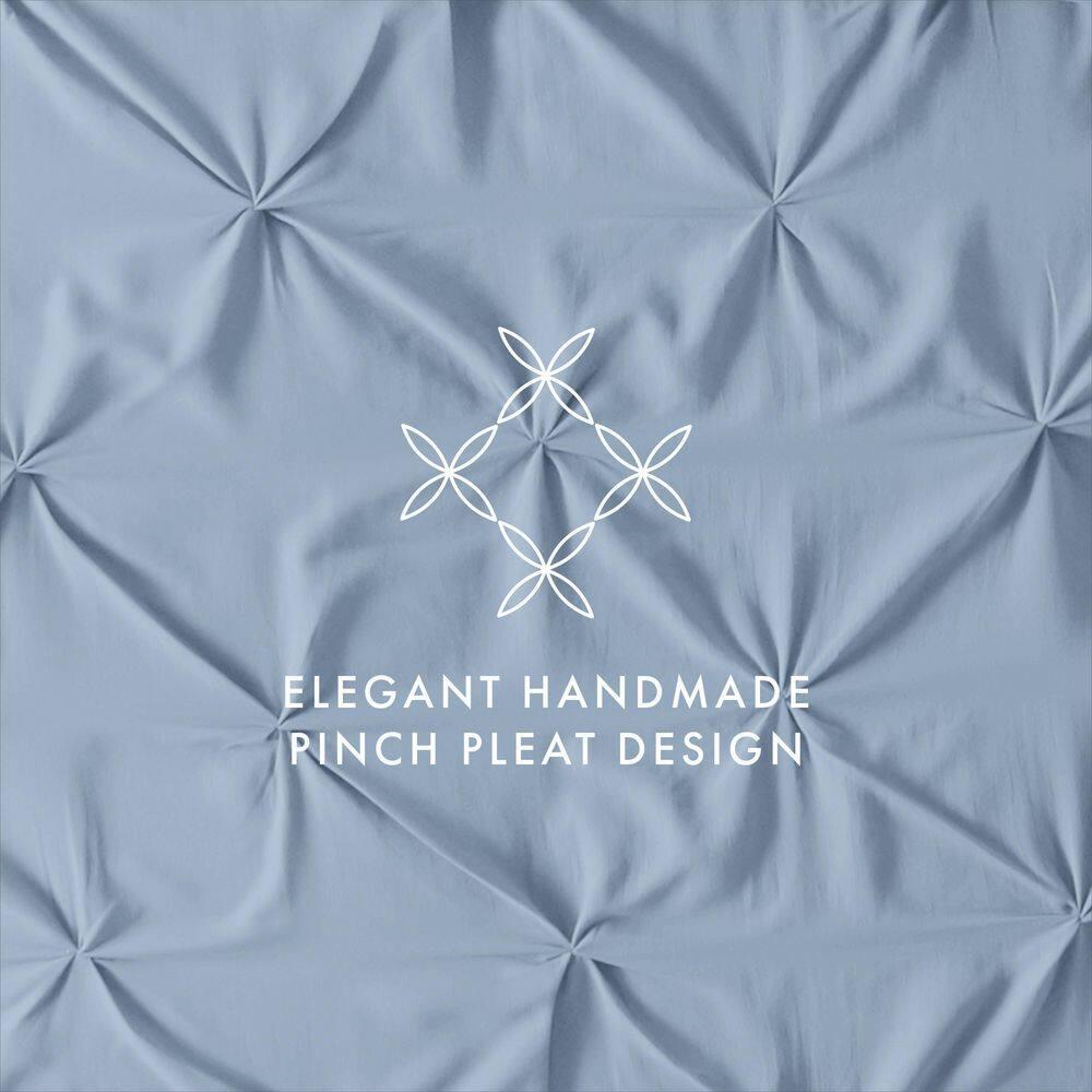 Becky Cameron Pinch Pleat Textured Duvet Cover Set