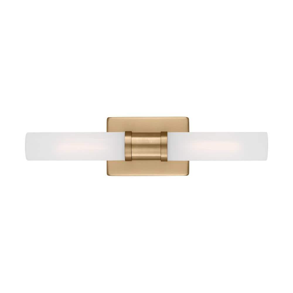 Evelien 2 Light Frosted Dimmable Vanity Light