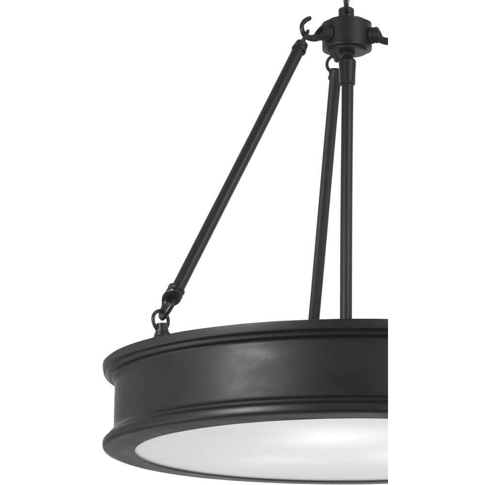 Pendant 3 Light In Transitional Style 18.5 Inches Tall By 19 Inches Wide-Coal Finish    -Traditional Installation Minka Lavery 4173-66A