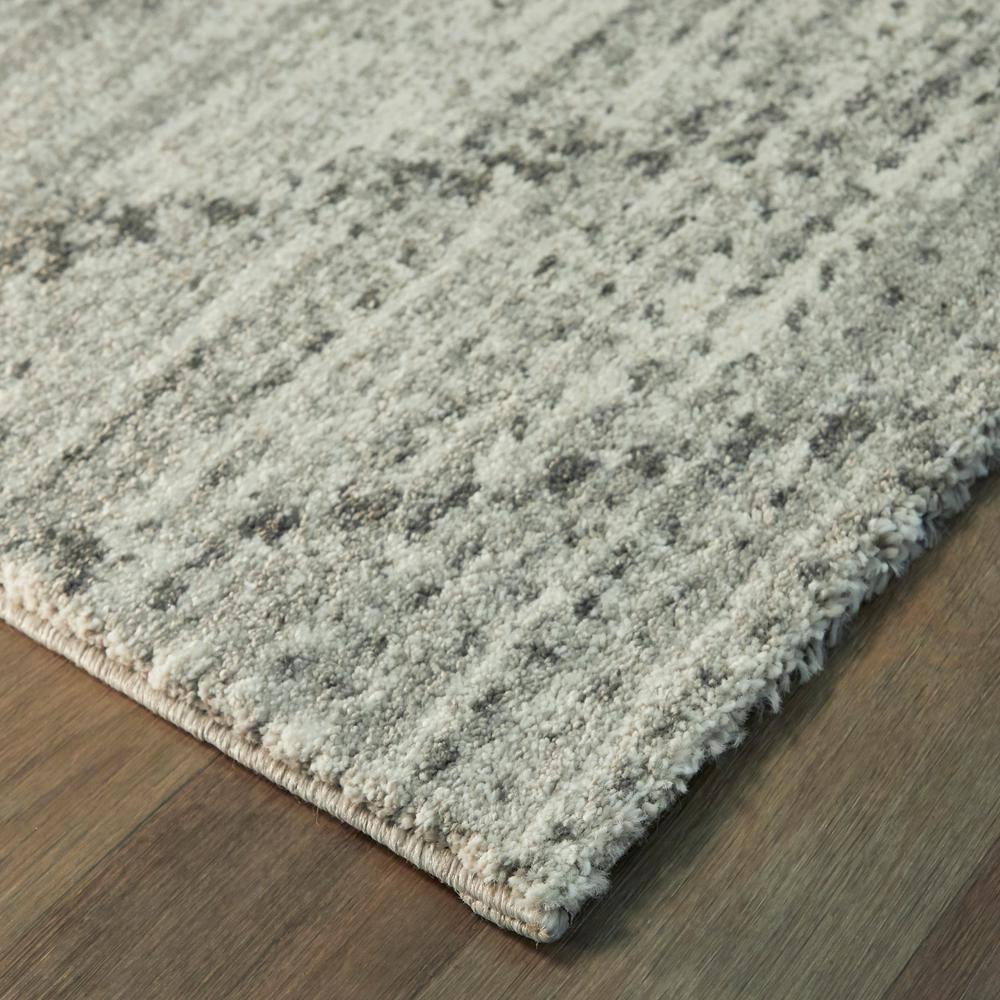 4'4"x6' Sienna Transitional Geometric Rug Gray - Balta Rugs: Venosa Area Rug, 4x6, Machine Made, Indoor Use