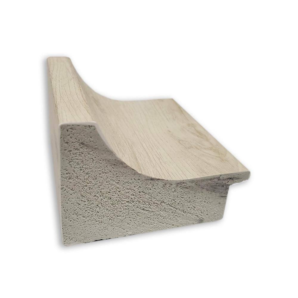 23" x 29" Non-Beveled Regal Birch Cream Bathroom Wall Mirror - Amanti Art: Rectangular, Polystyrene Frame, Includes Mount Hardware